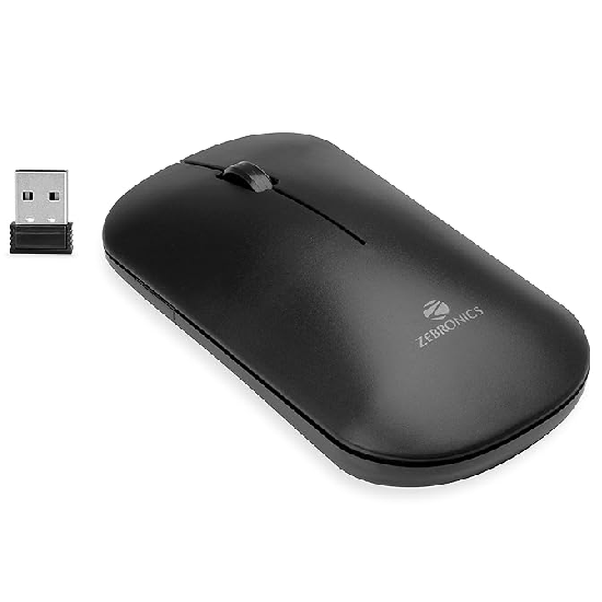 ZEBRONICS-Zeb Dazzle Wireless Optical Mouse with Nano Receiver